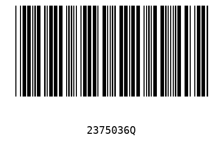 Barcode 2375036