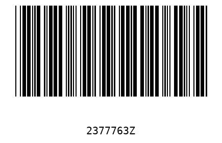 Barcode 2377763