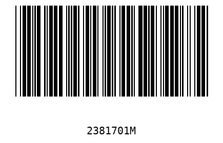 Barra Código 2381701
