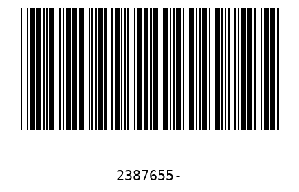 Barcode 2387655