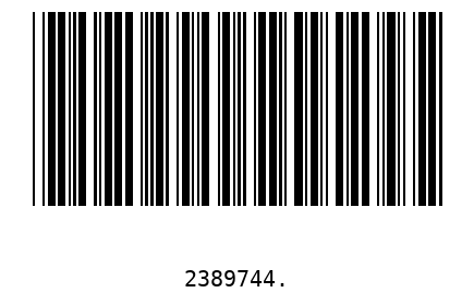 Barcode 2389744