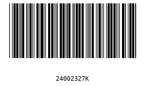 Barcode 24002327