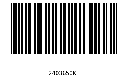 Barcode 2403650