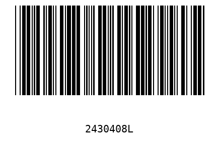 Barcode 2430408