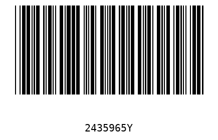 Barcode 2435965