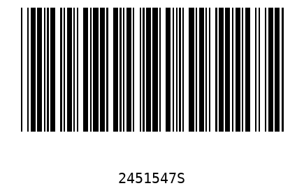 Barcode 2451547