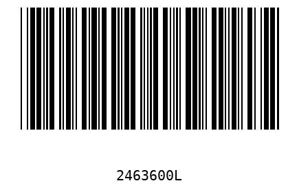 Barcode 2463600