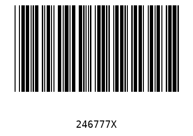 Barcode 246777