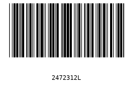 Barcode 2472312
