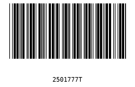 Barcode 2501777