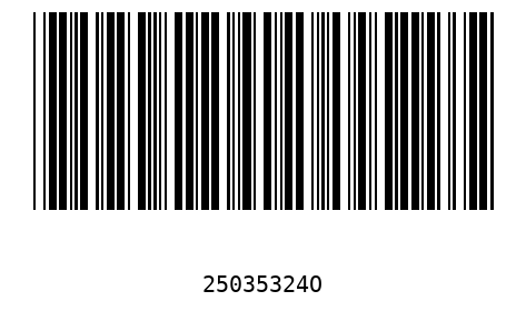 Barcode 25035324