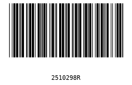 Barra Código 2510298