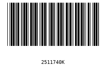 Barcode 2511740