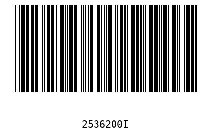 Barcode 2536200