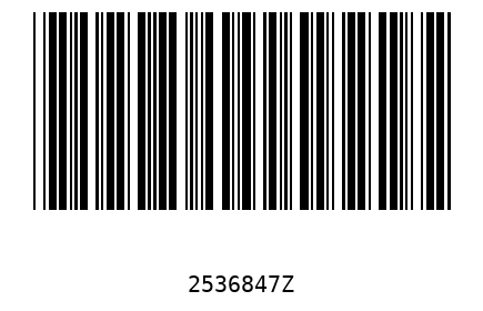 Barcode 2536847