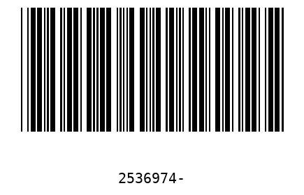 Barcode 2536974