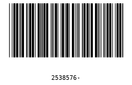 Barcode 2538576