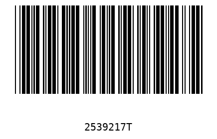 Bar code 2539217