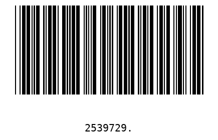 Barra Código 2539729