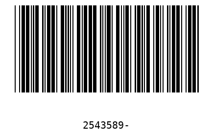 Barcode 2543589