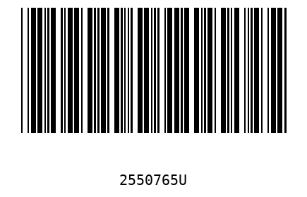 Barcode 2550765