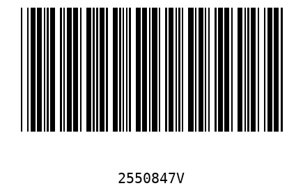 Barcode 2550847