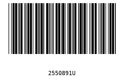 Barra Código 2550891
