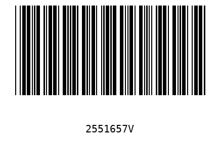 Barcode 2551657