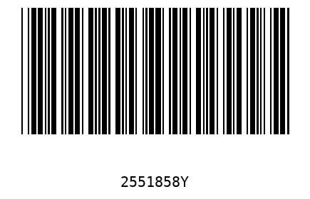 Barcode 2551858