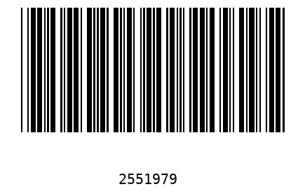Barcode 2551979