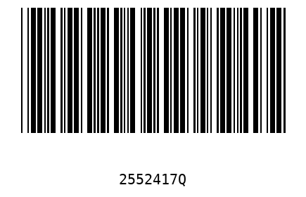 Barcode 2552417