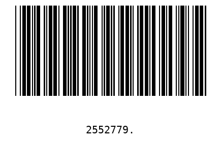 Barcode 2552779