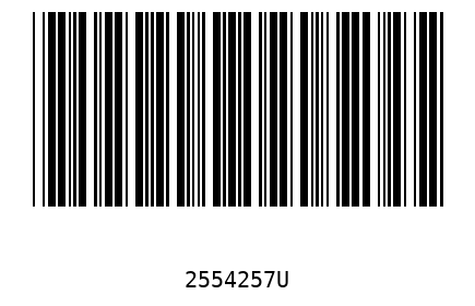 Barcode 2554257