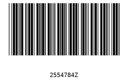 Barcode 2554784