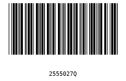 Barcode 2555027