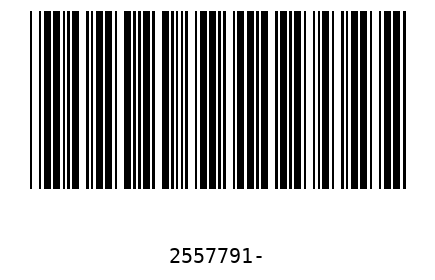 Barcode 2557791