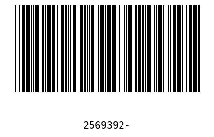 Barcode 2569392