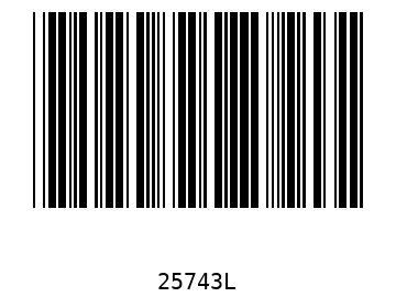 Barra Código, Code 39 25743
