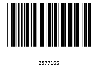 Barcode 257716