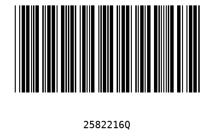Barcode 2582216