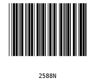 Barra Código, Code 39 2588