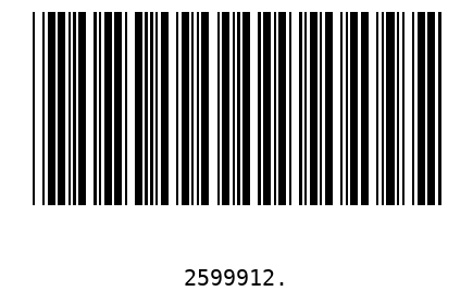 Barcode 2599912