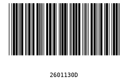 Barcode 2601130