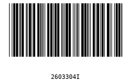 Barcode 2603304