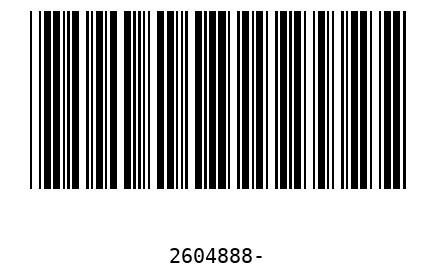 Barcode 2604888