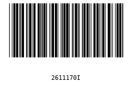 Barcode 2611170