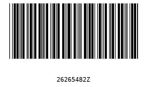 Barcode 26265482