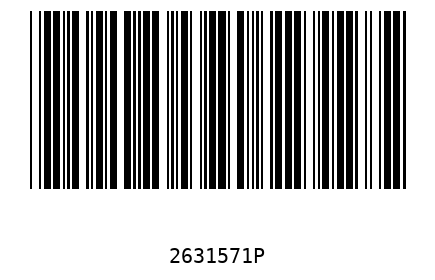 Bar code 2631571