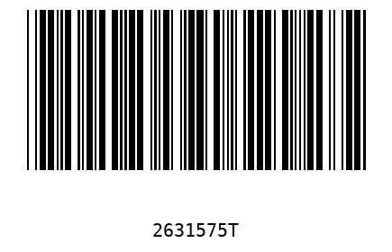 Bar code 2631575