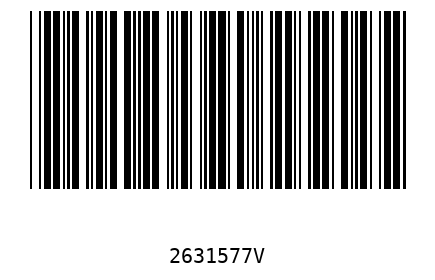 Bar code 2631577
